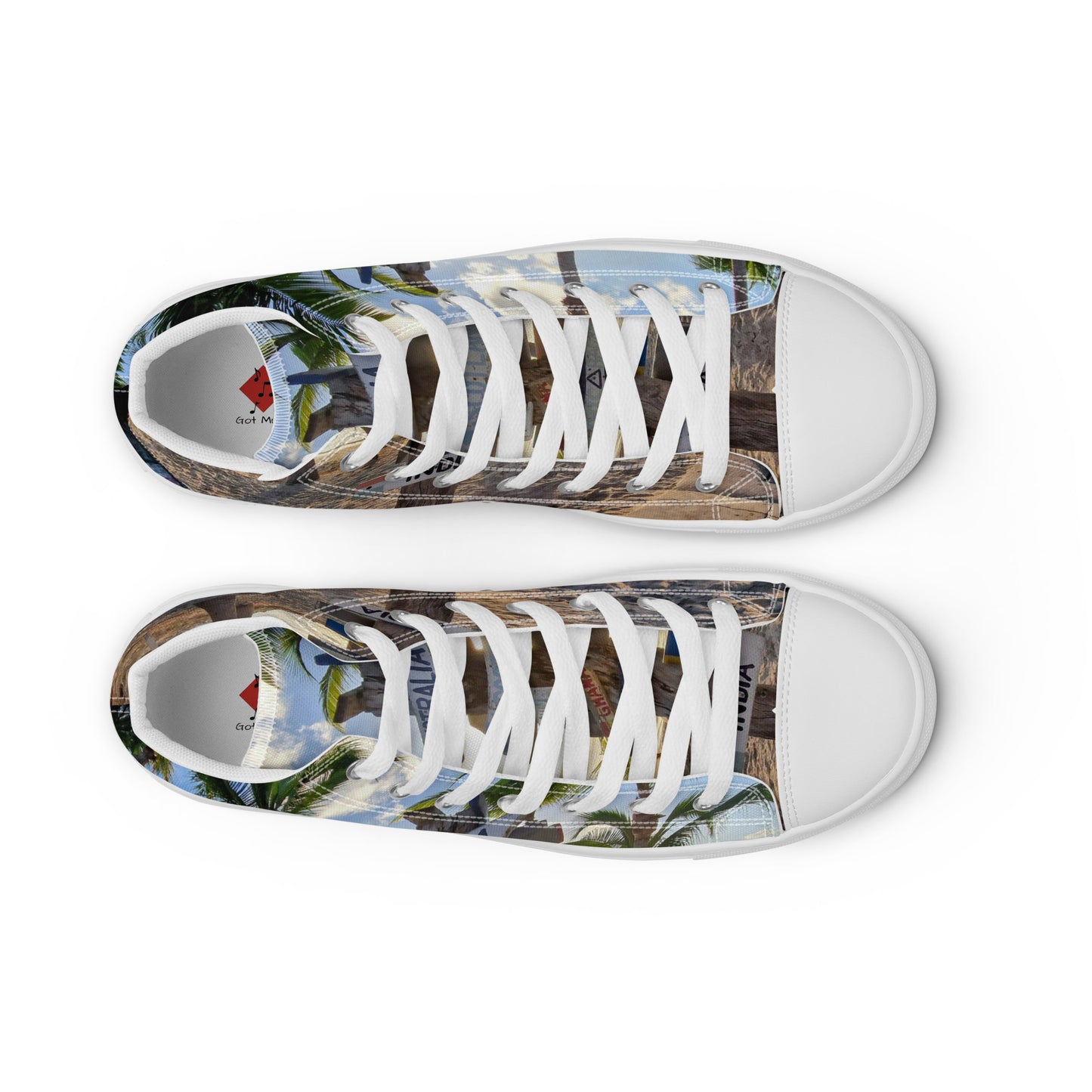Colorful high top canvas shoes Free Shipping Worldwide