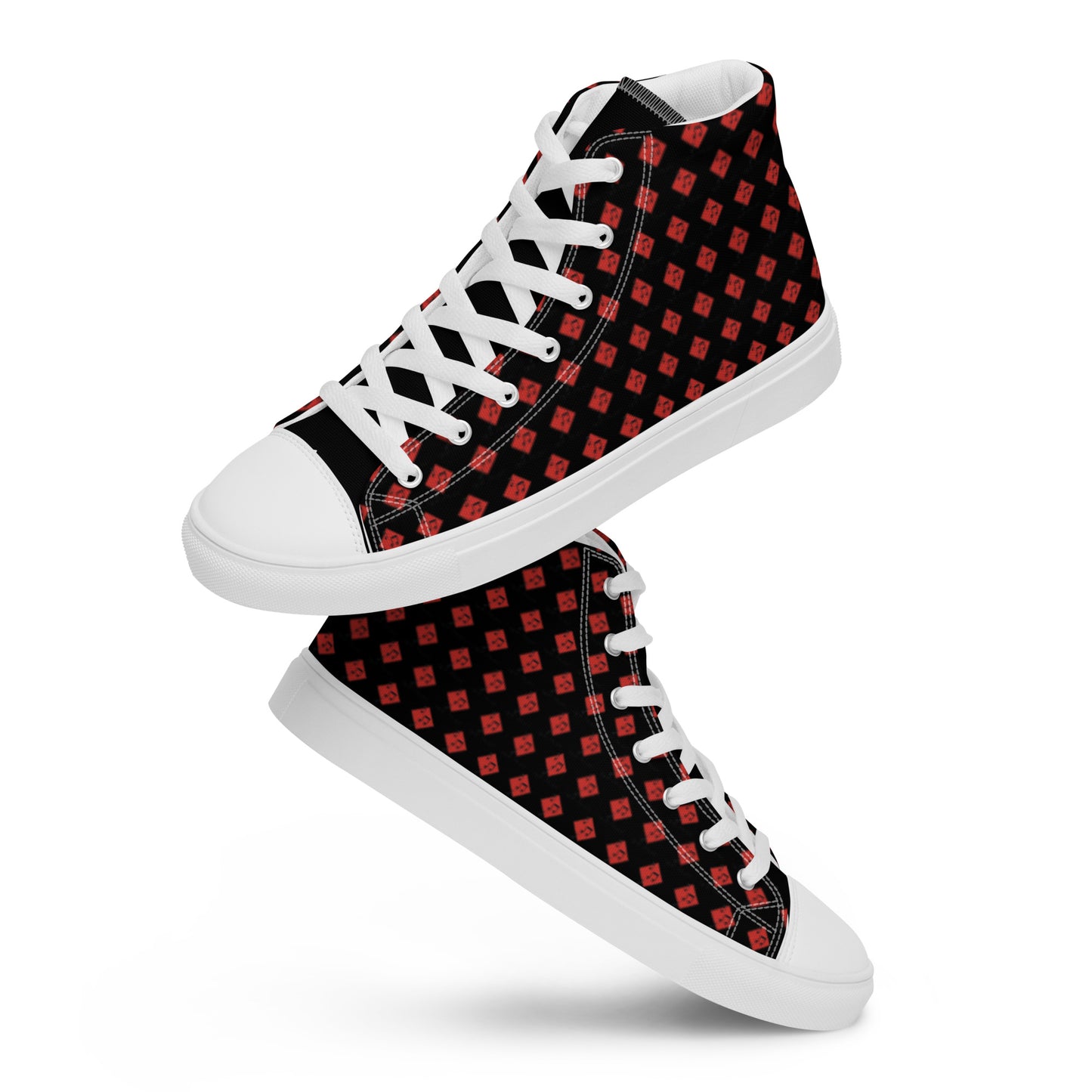 Colorful high top canvas shoes - Free Shipping Worldwide