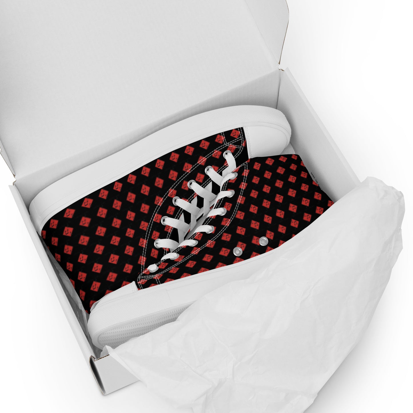 Colorful high top canvas shoes - Free Shipping Worldwide