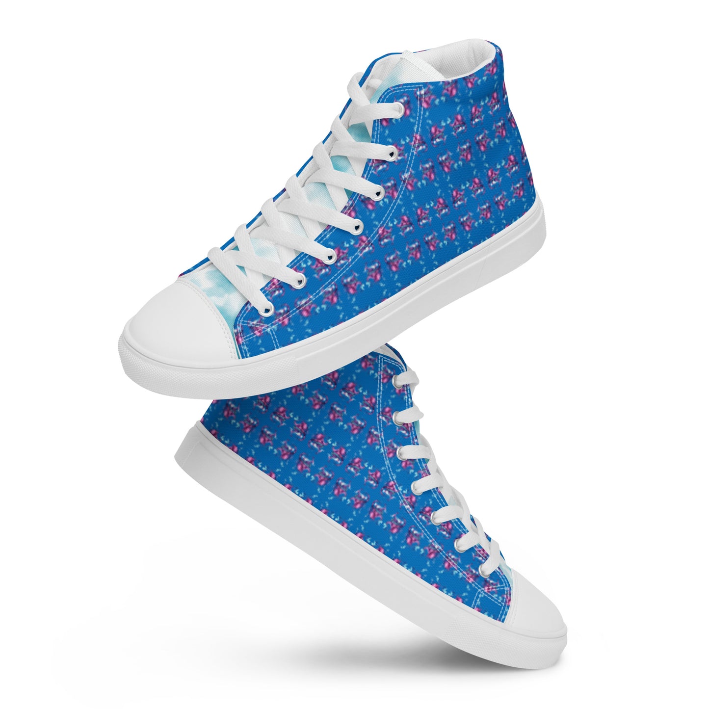 Colorful high top canvas shoes - Free Shipping Worldwide