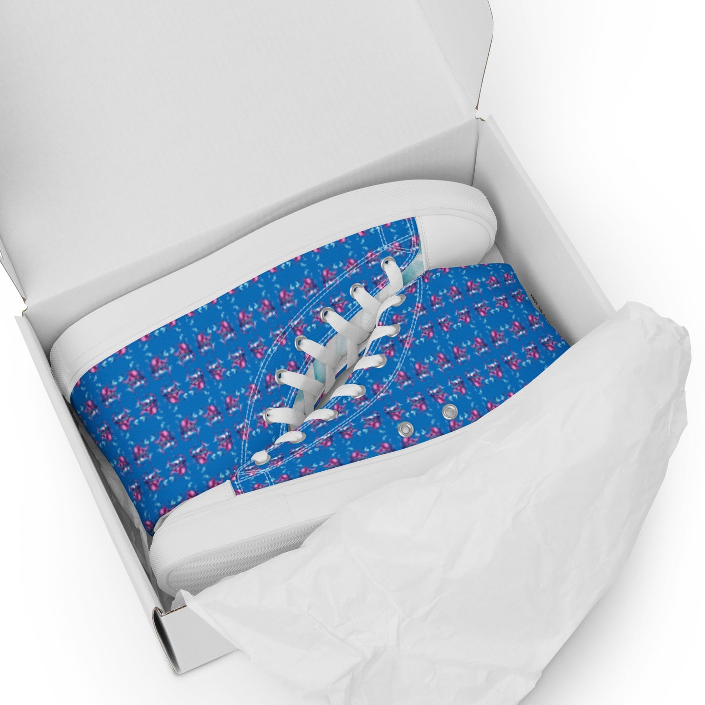 Colorful high top canvas shoes - Free Shipping Worldwide