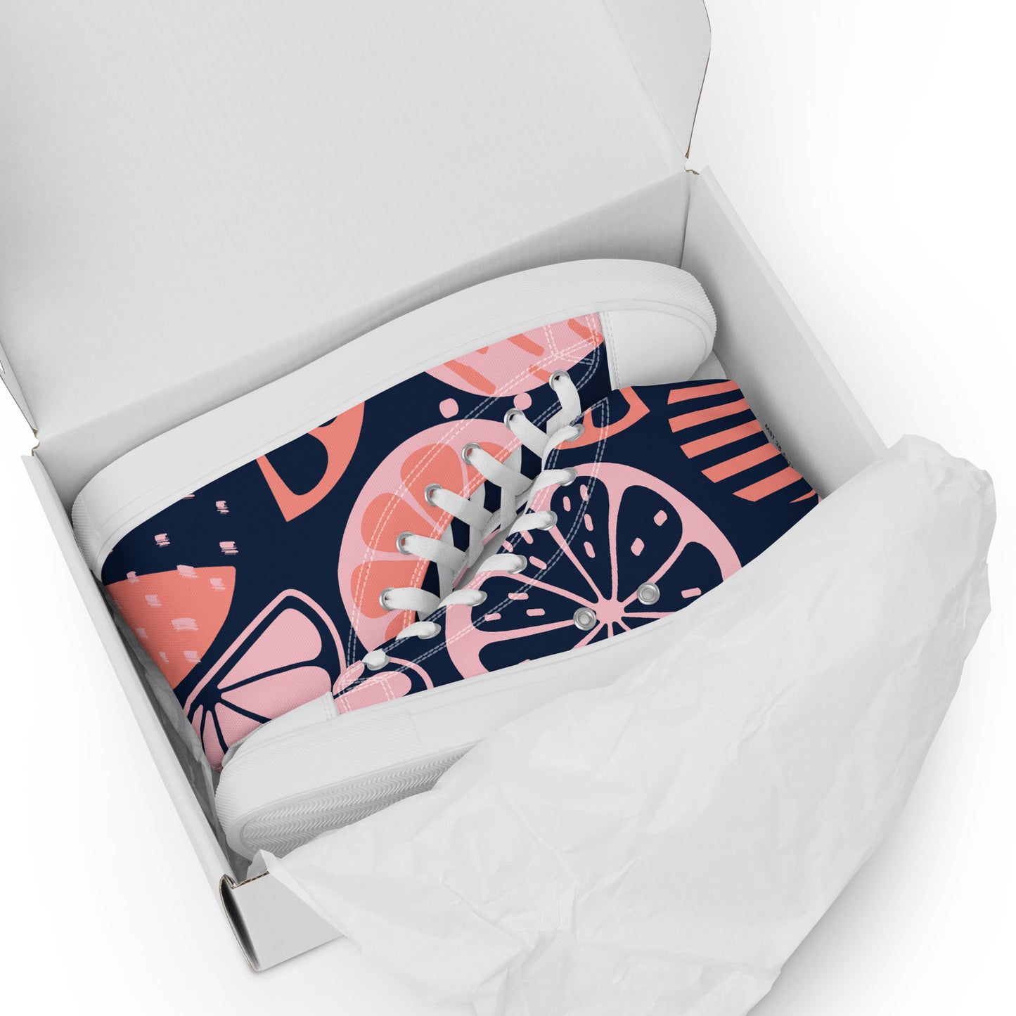 Colorful high top canvas shoes - Free Shipping Worldwide