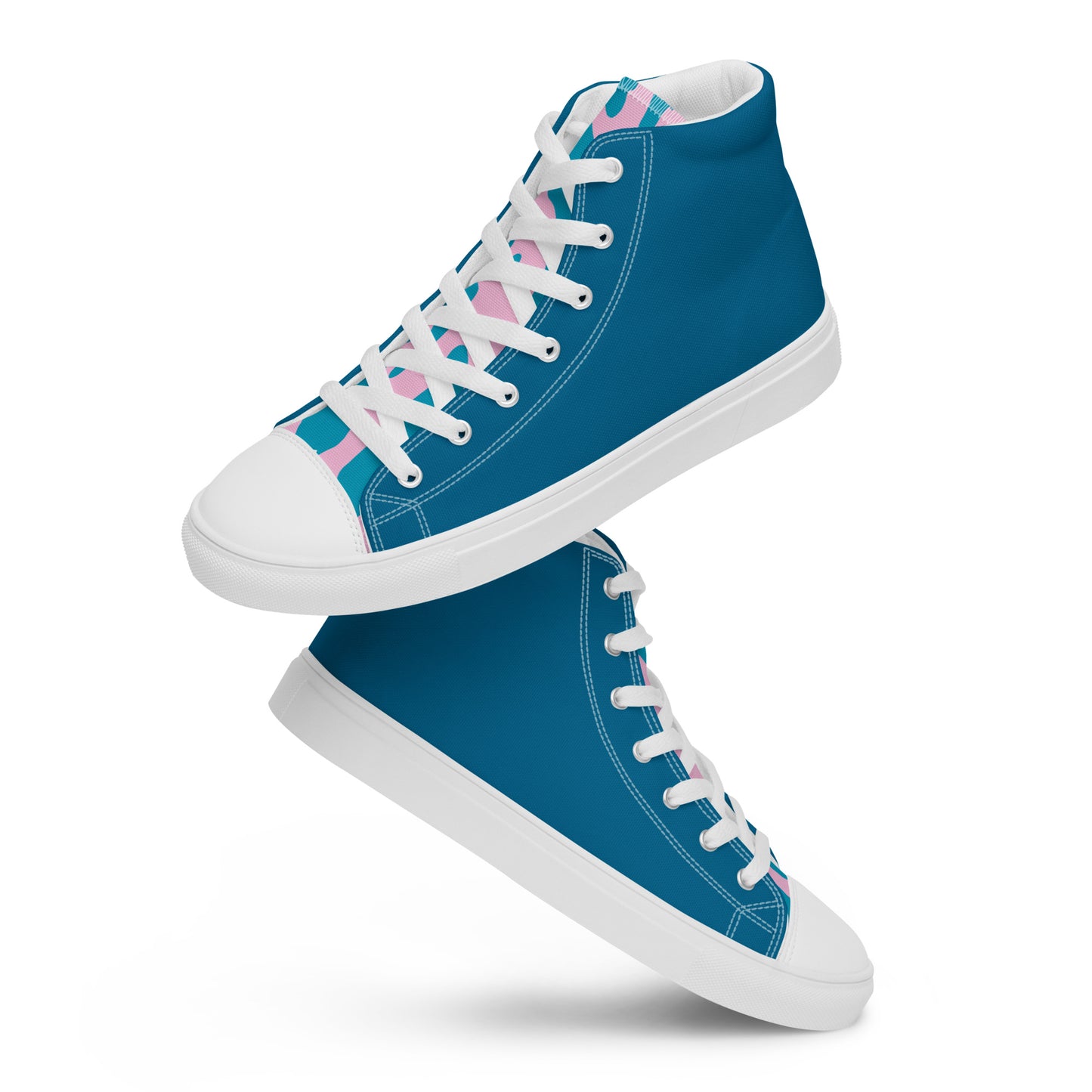 Colorful high top canvas shoes - Free Shipping Worldwide