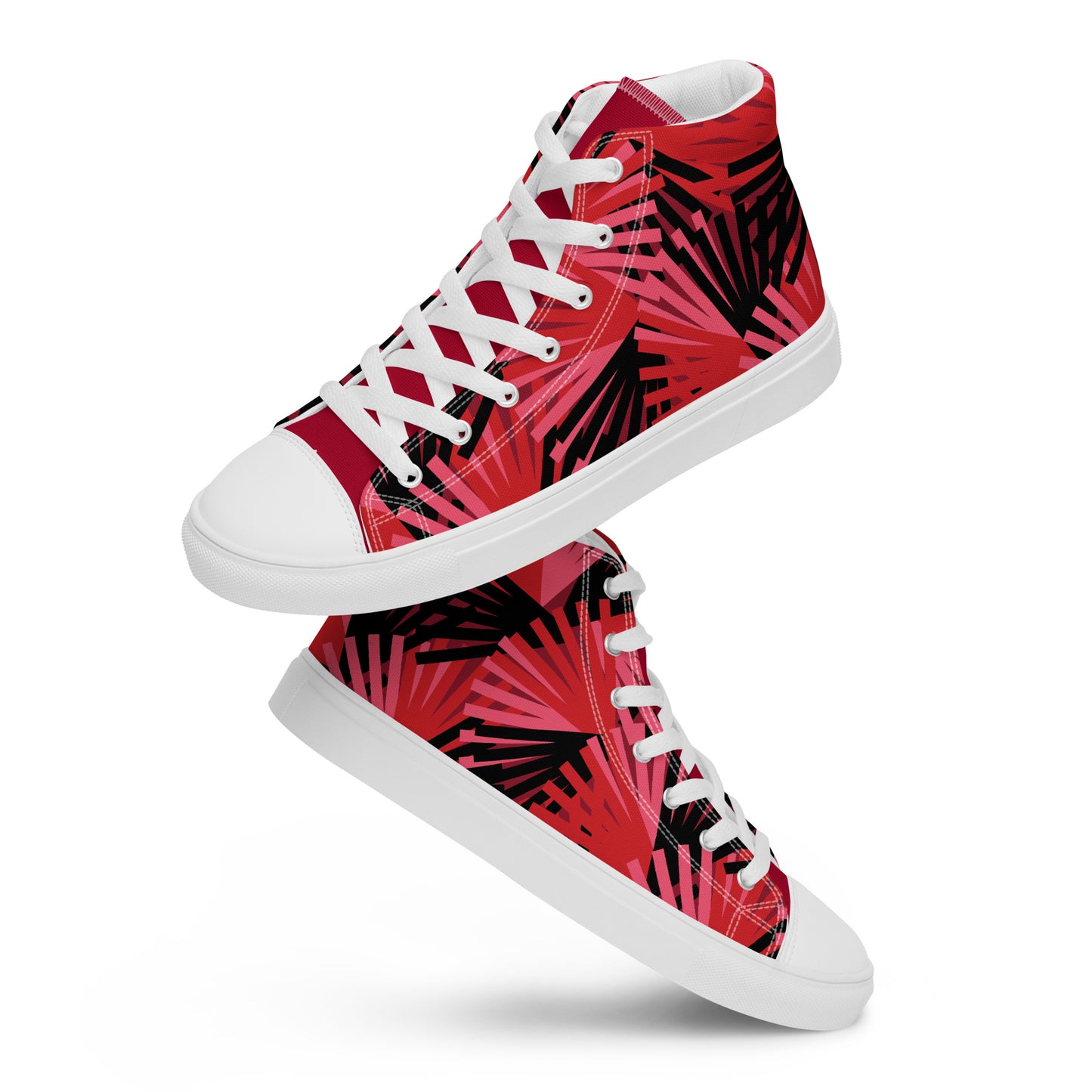 Colorful high top canvas shoes - Free Shipping Worldwide