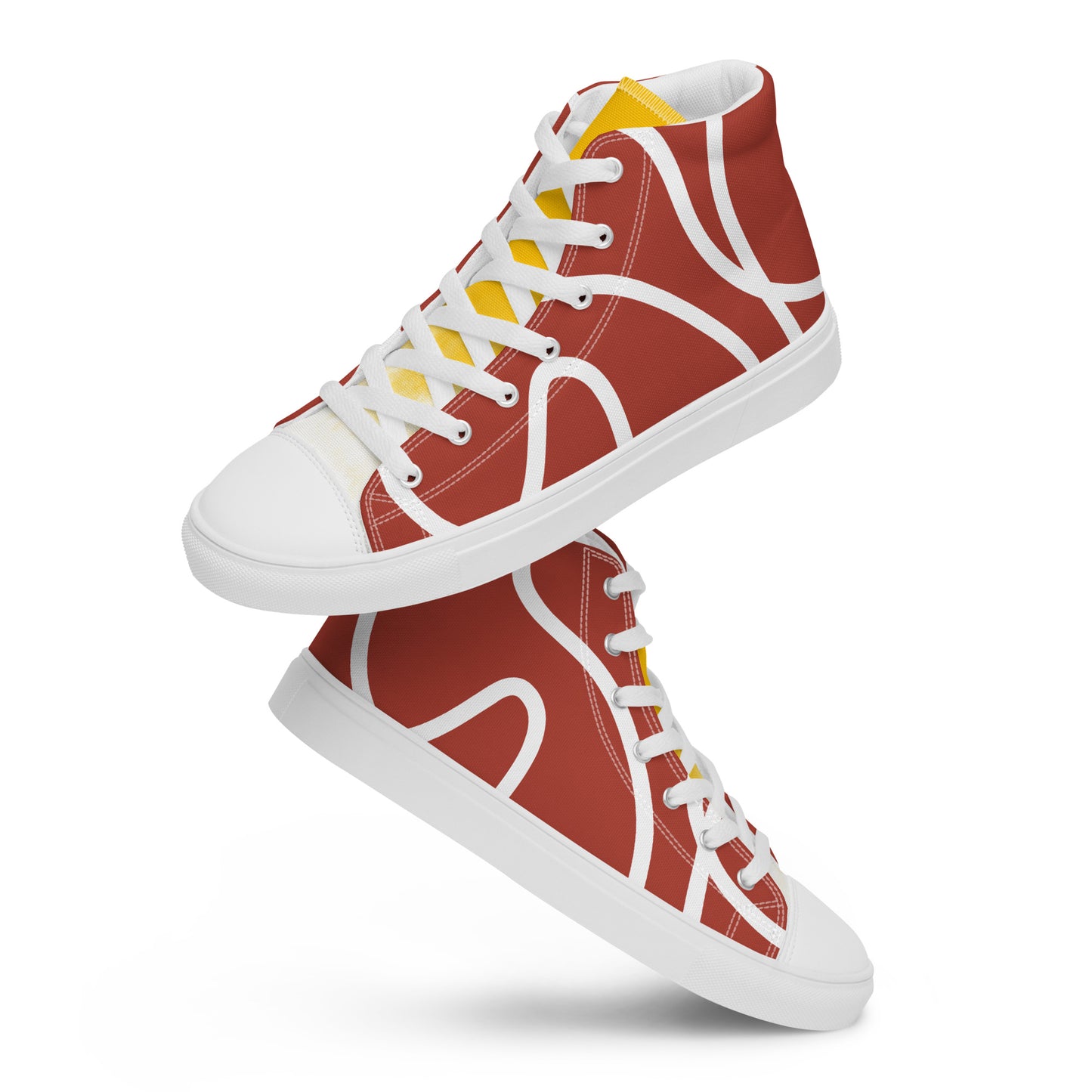 Colorful high top canvas shoes - Free Shipping Worldwide