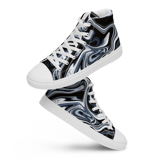 Colorful high top canvas shoes - Free Shipping Worldwide