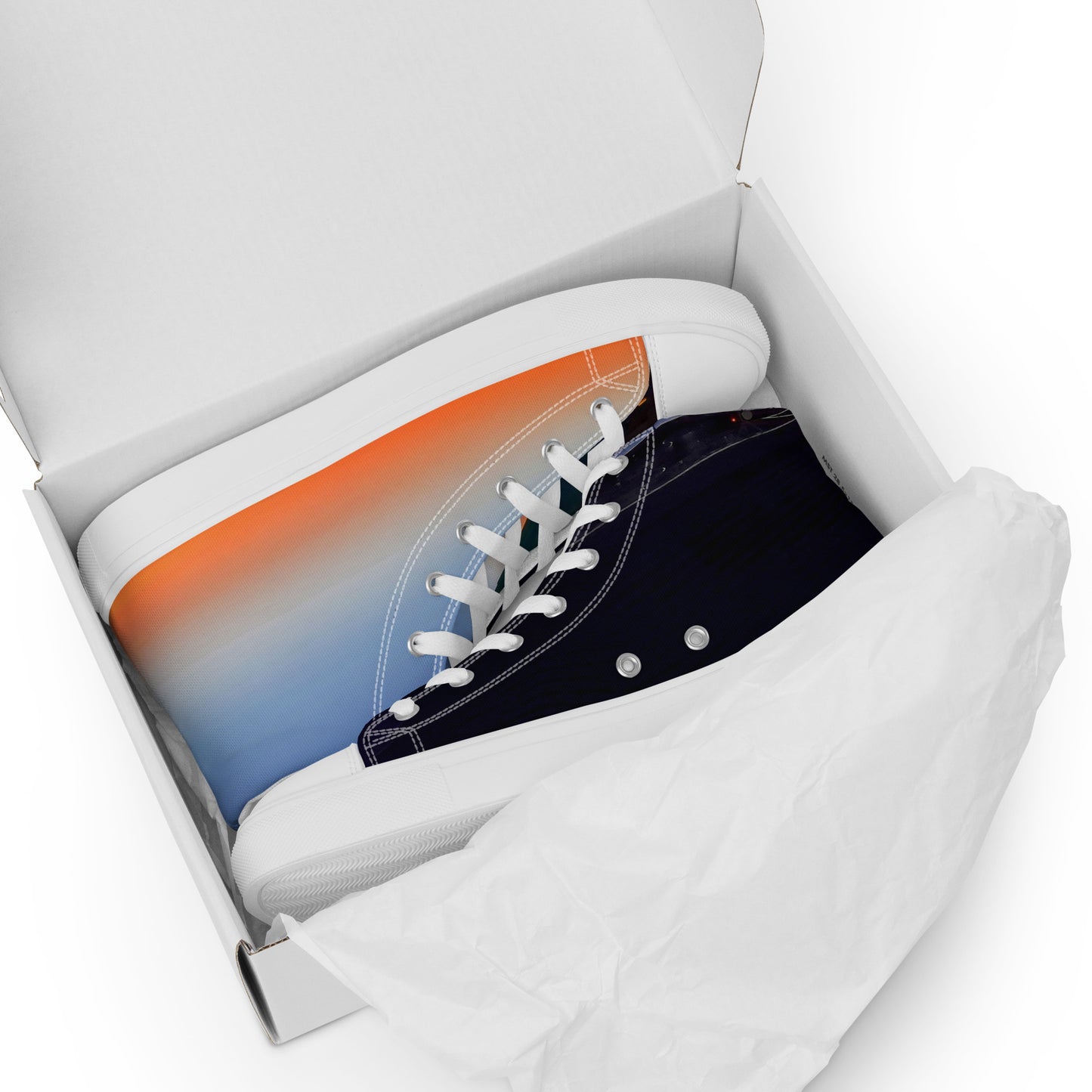 Colorful high top canvas shoes Free Shipping Worldwide