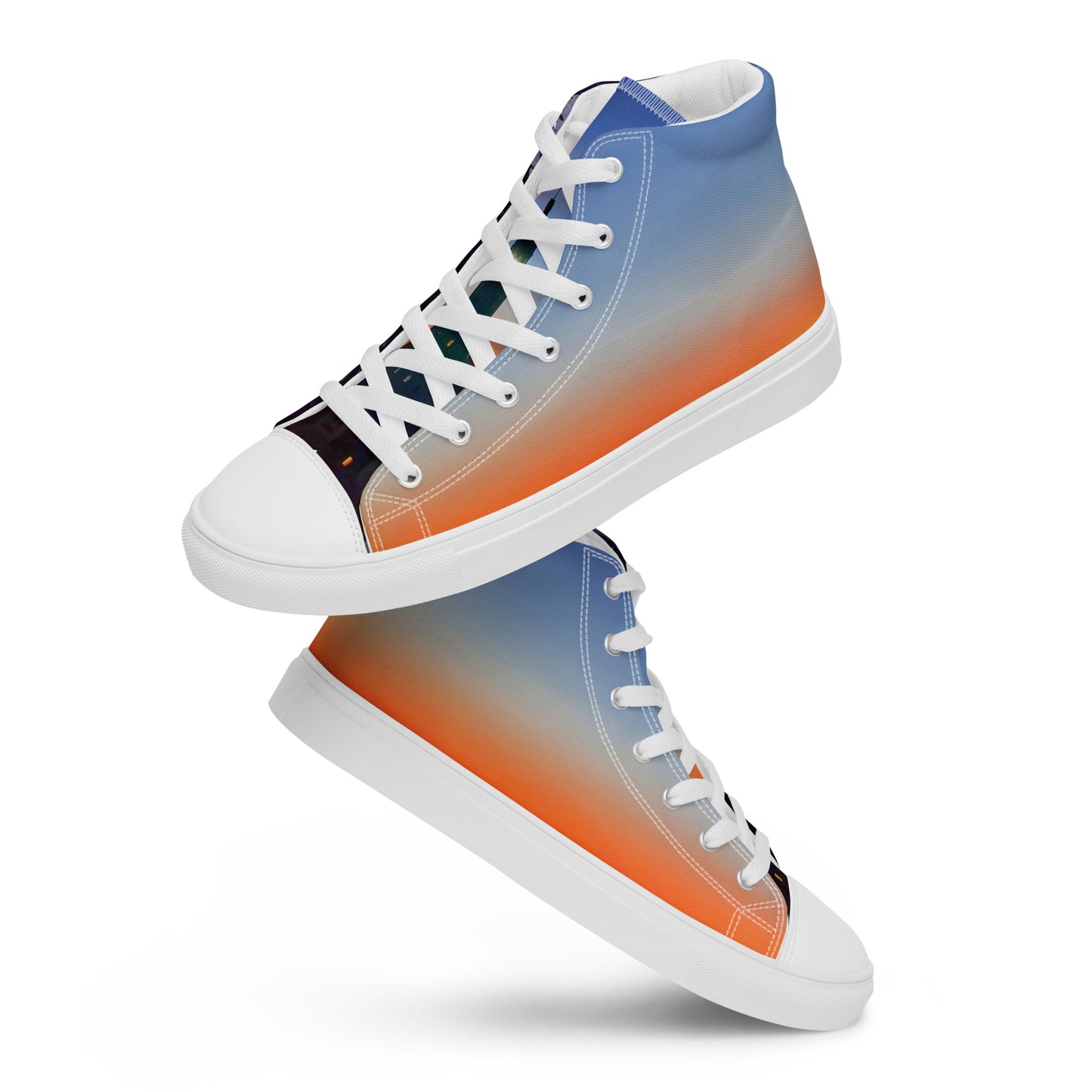 Colorful high top canvas shoes Free Shipping Worldwide