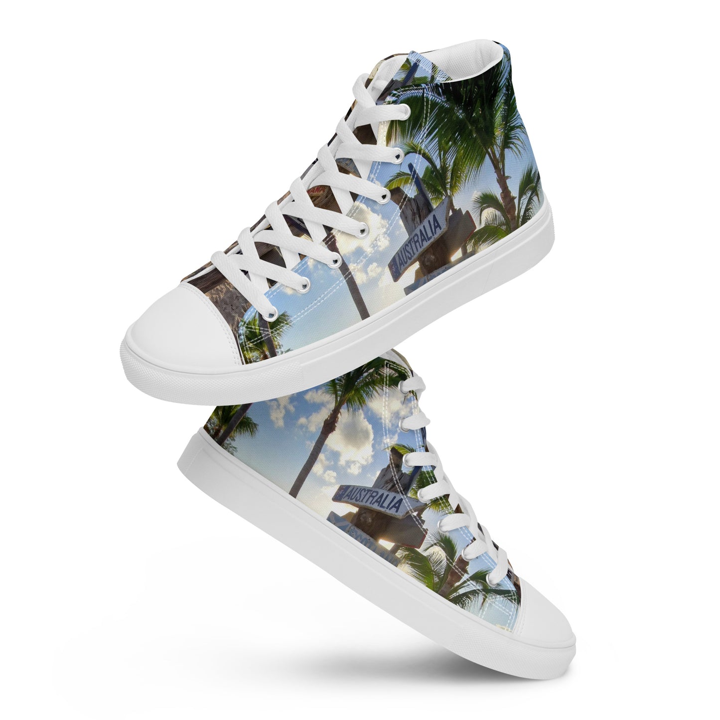 Colorful high top canvas shoes Free Shipping Worldwide