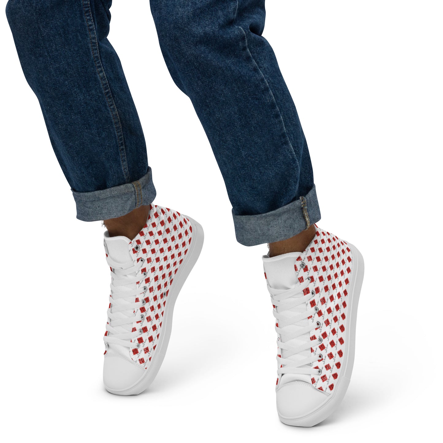 Colorful high top canvas shoes Free Shipping Worldwide