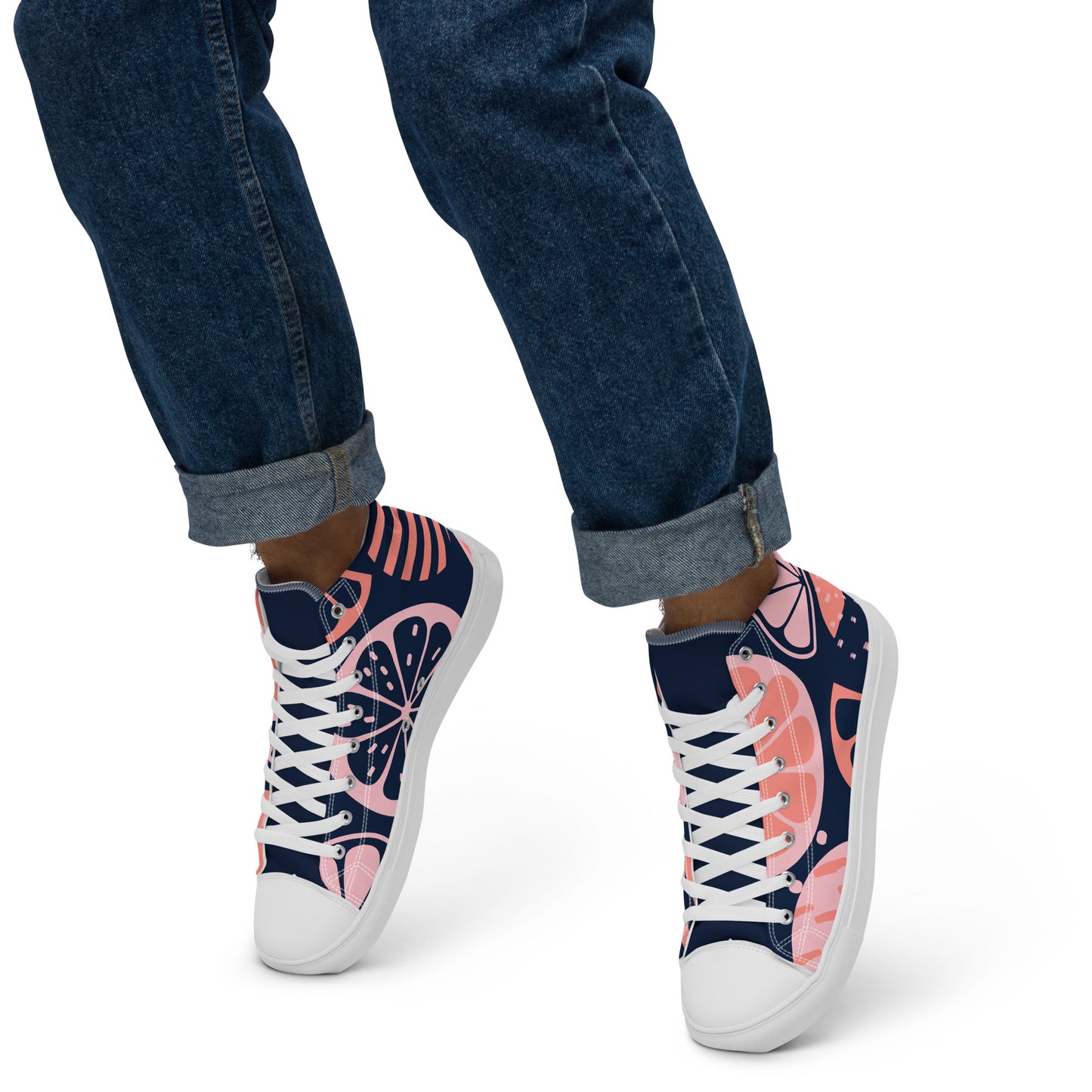 Colorful high top canvas shoes - Free Shipping Worldwide