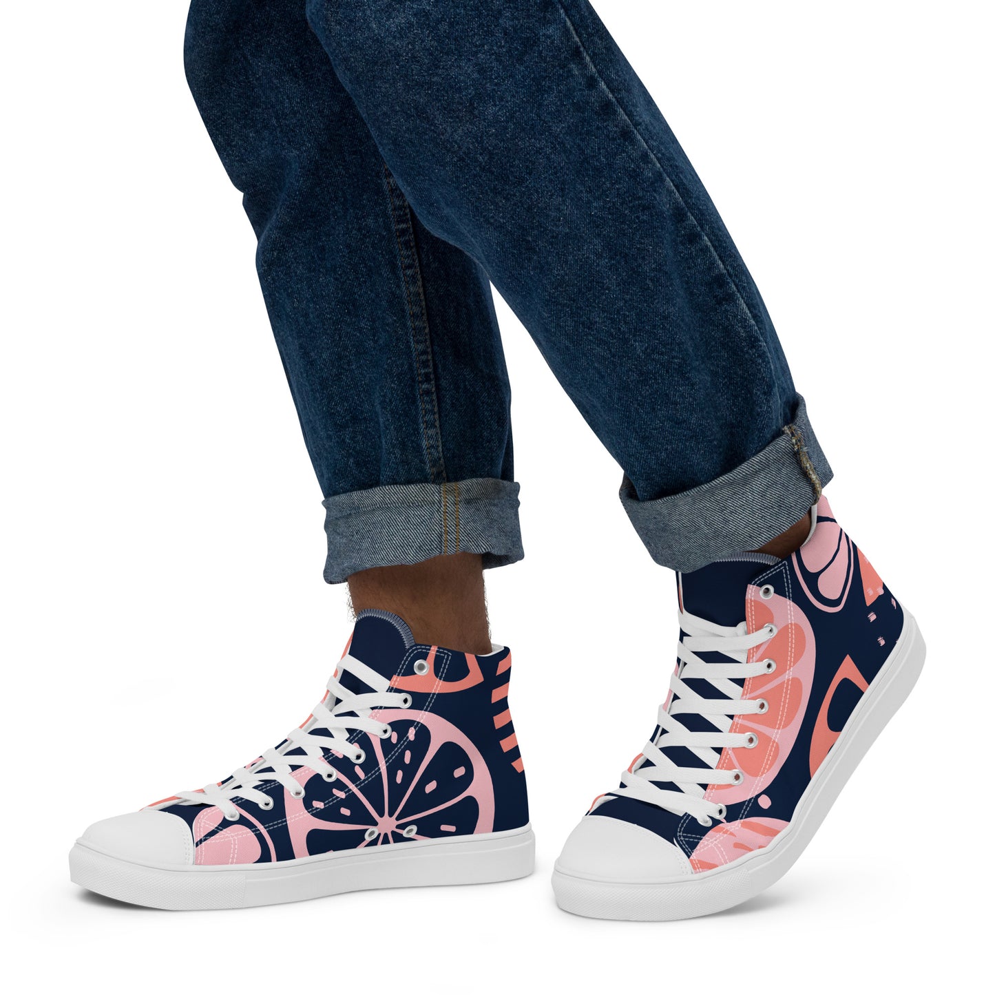 Colorful high top canvas shoes - Free Shipping Worldwide