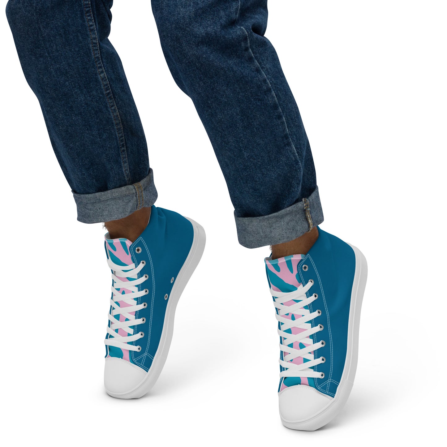Colorful high top canvas shoes - Free Shipping Worldwide