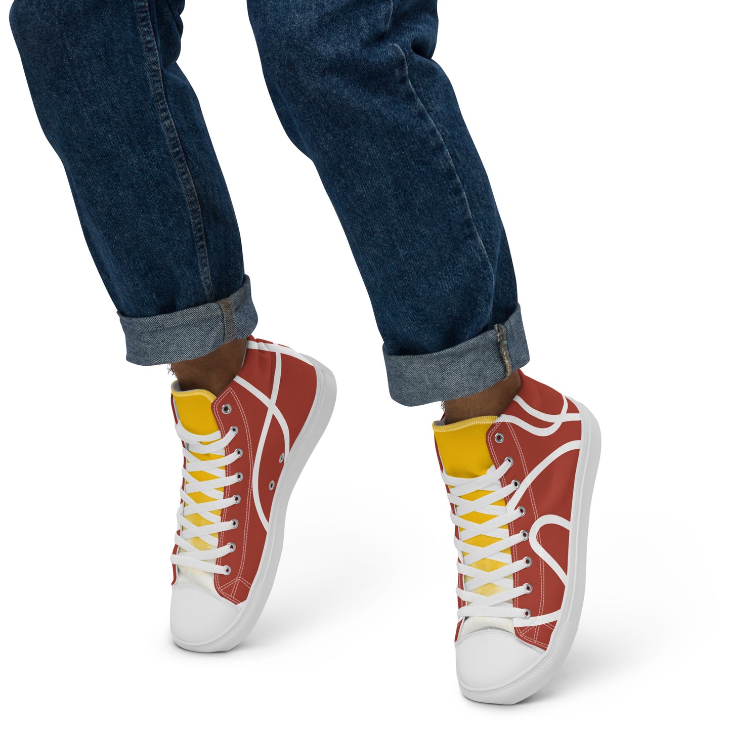 Colorful high top canvas shoes - Free Shipping Worldwide