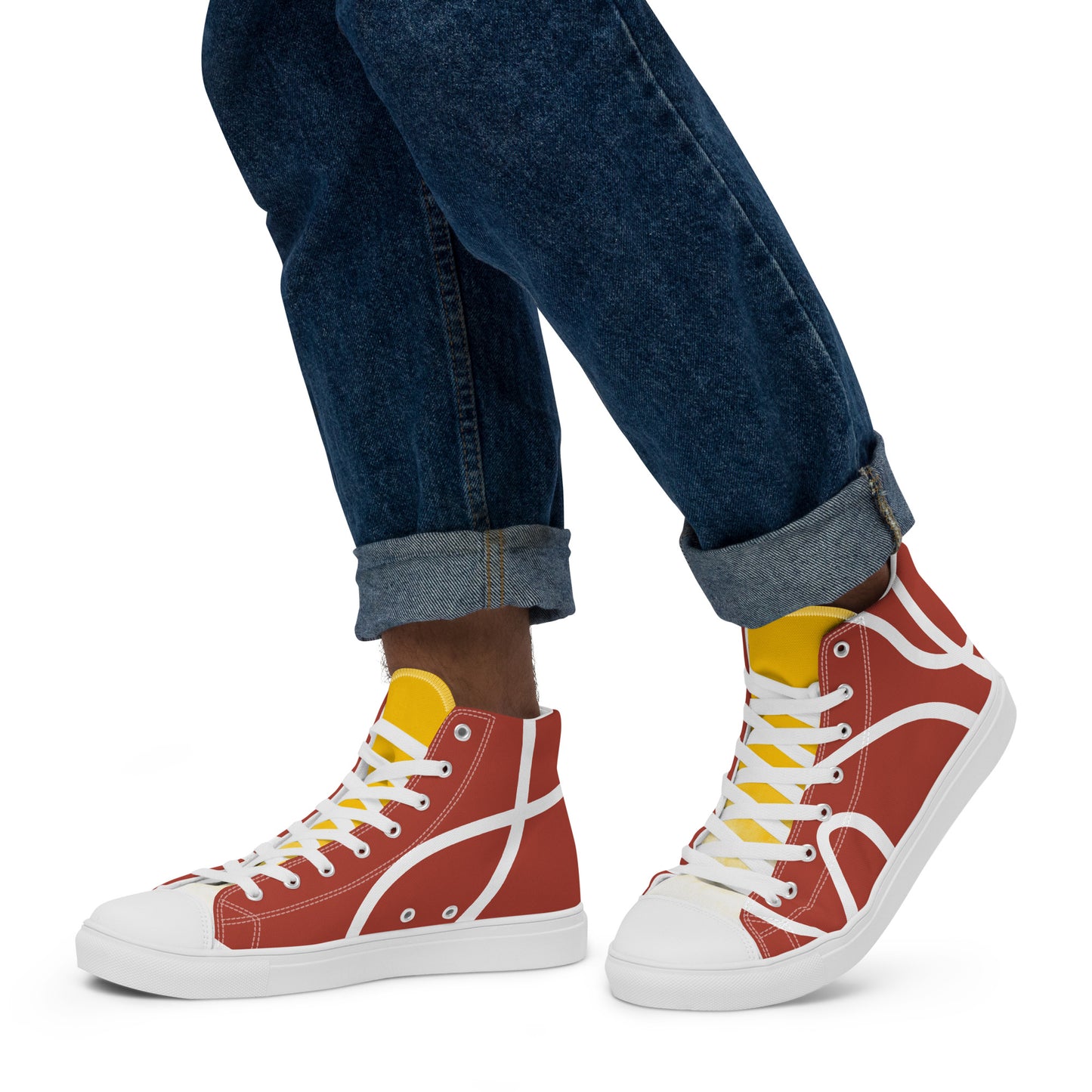 Colorful high top canvas shoes - Free Shipping Worldwide