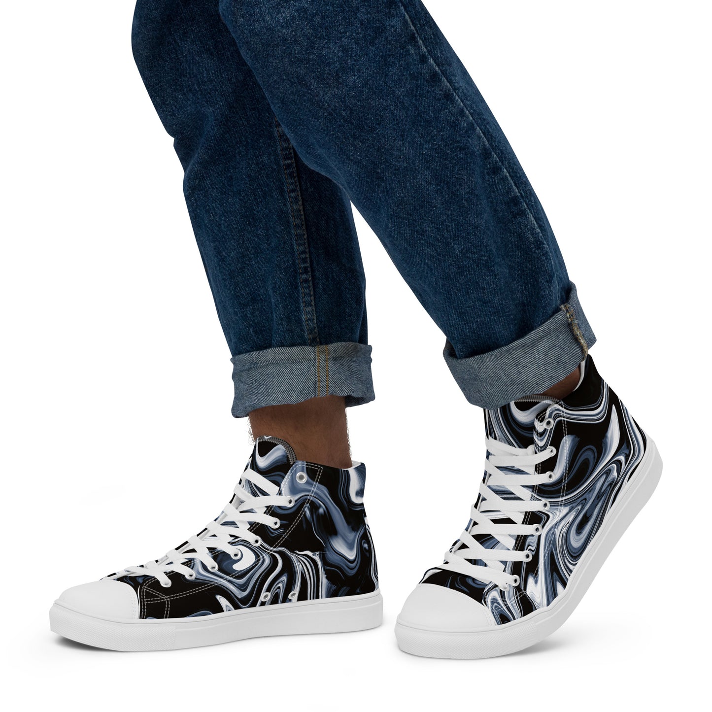 Colorful high top canvas shoes - Free Shipping Worldwide