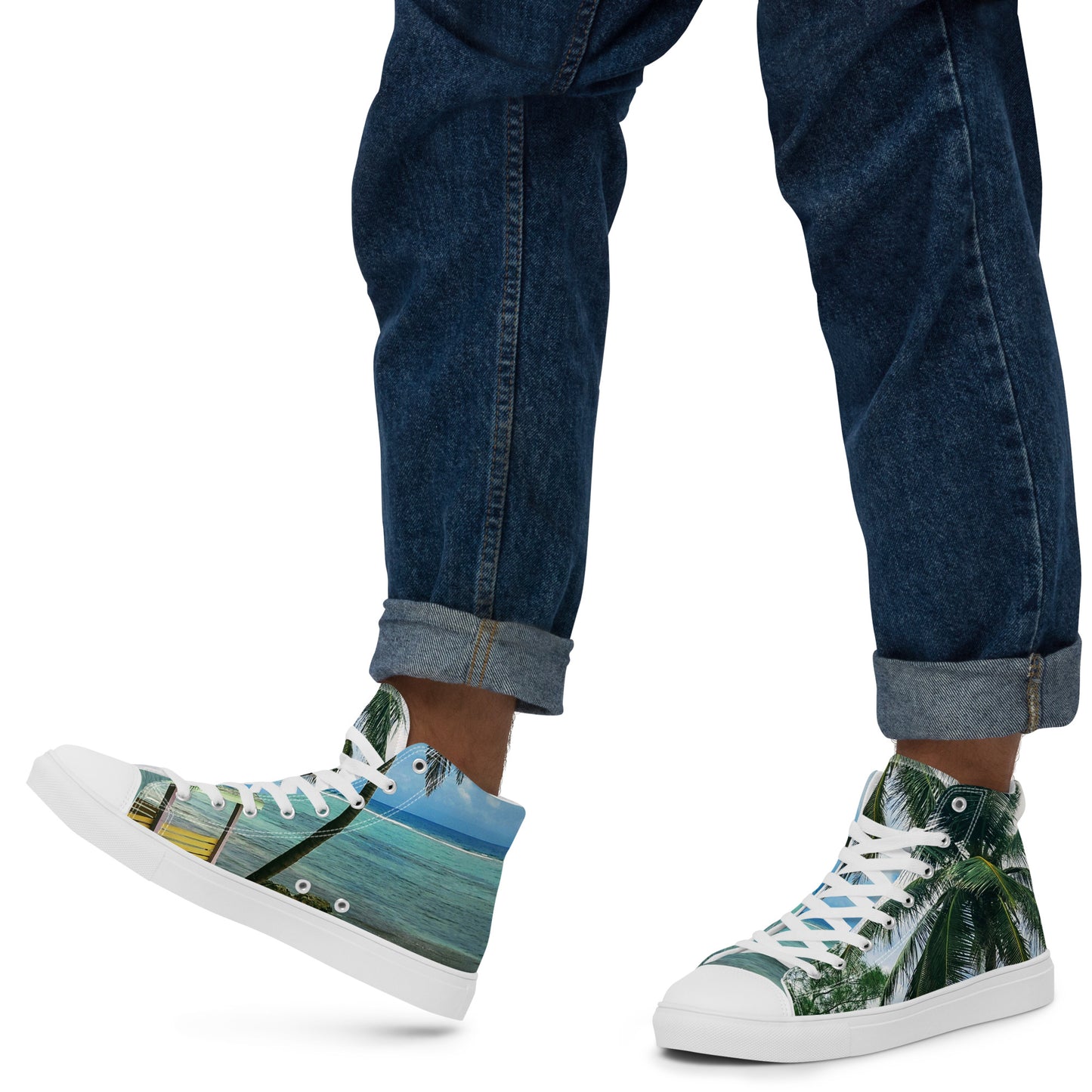 Colorful high top canvas shoes - Free Shipping Worldwide
