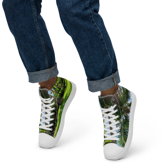 Colorful high top canvas shoes - Free Shipping Worldwide