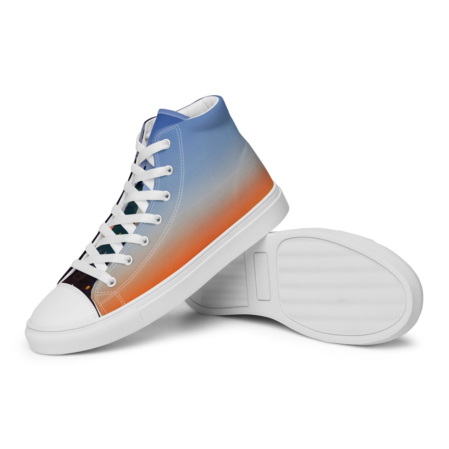 Colorful high top canvas shoes Free Shipping Worldwide