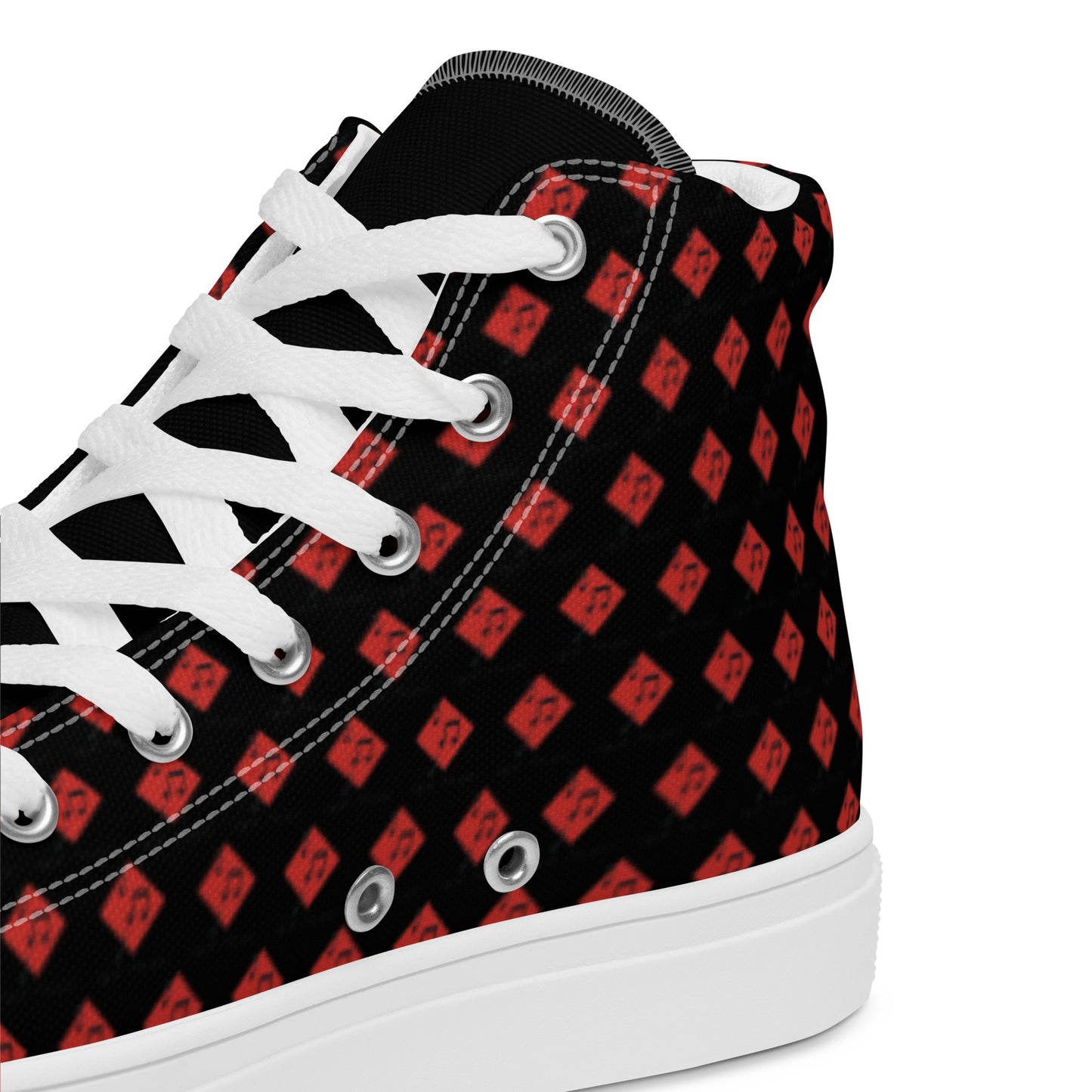 Colorful high top canvas shoes - Free Shipping Worldwide