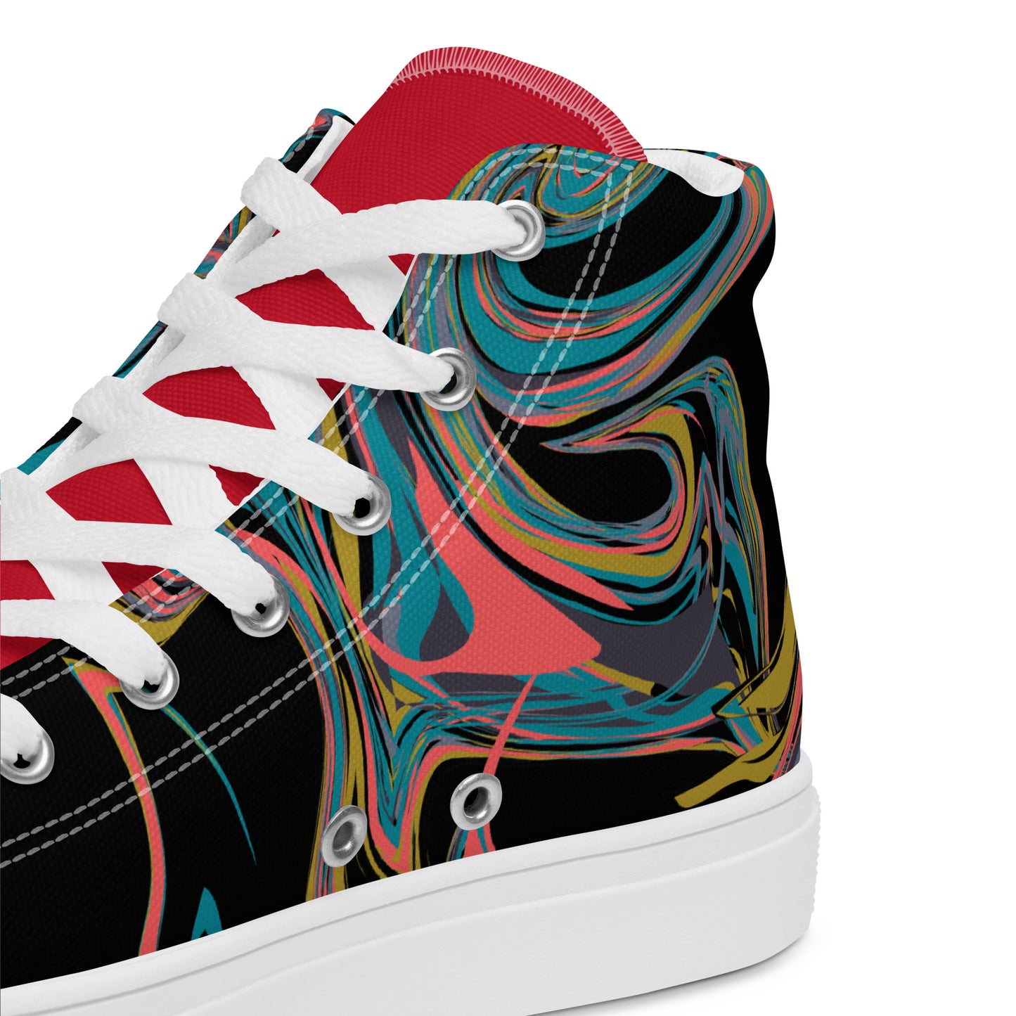 Colorful high top canvas shoes - Free Shipping Worldwide