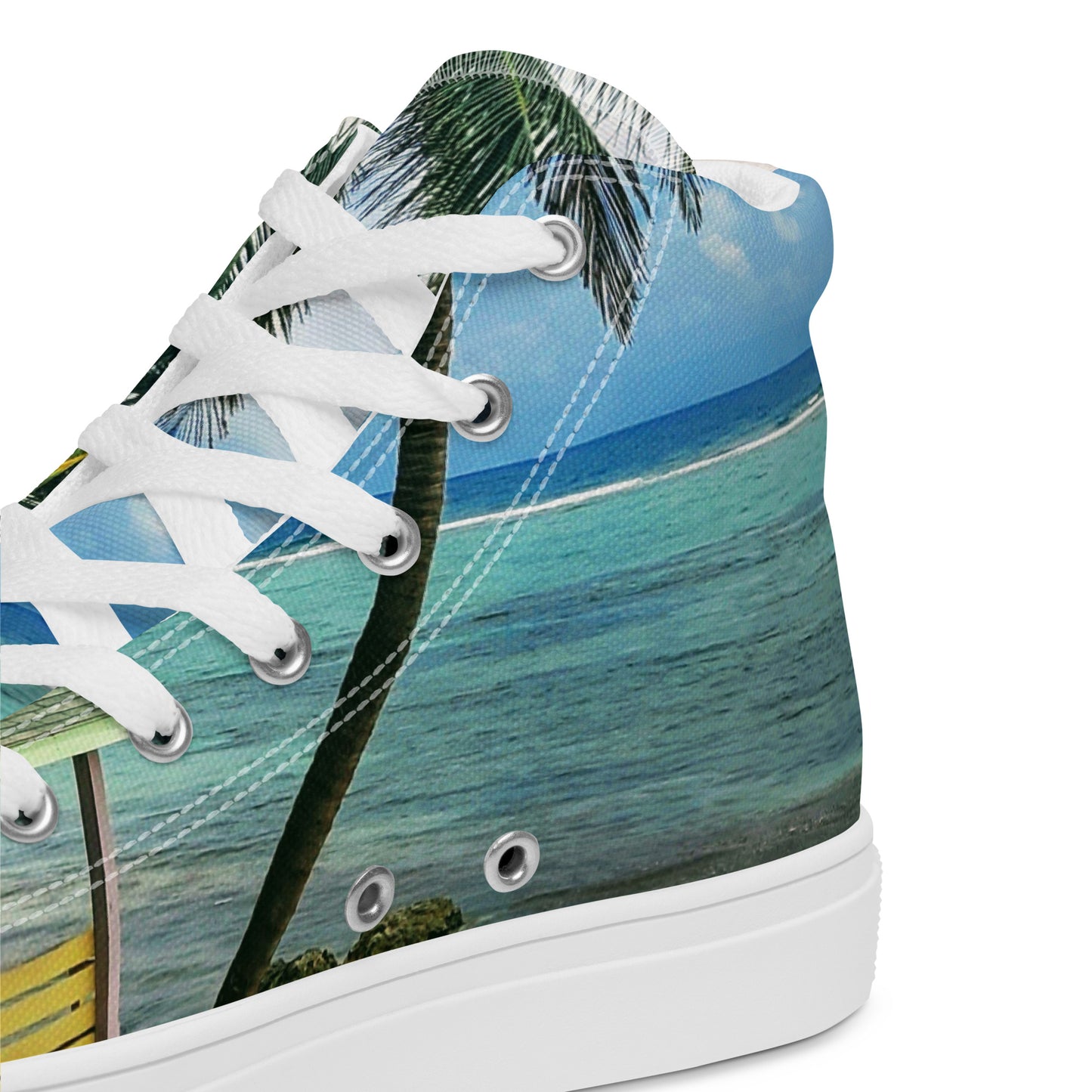Colorful high top canvas shoes - Free Shipping Worldwide