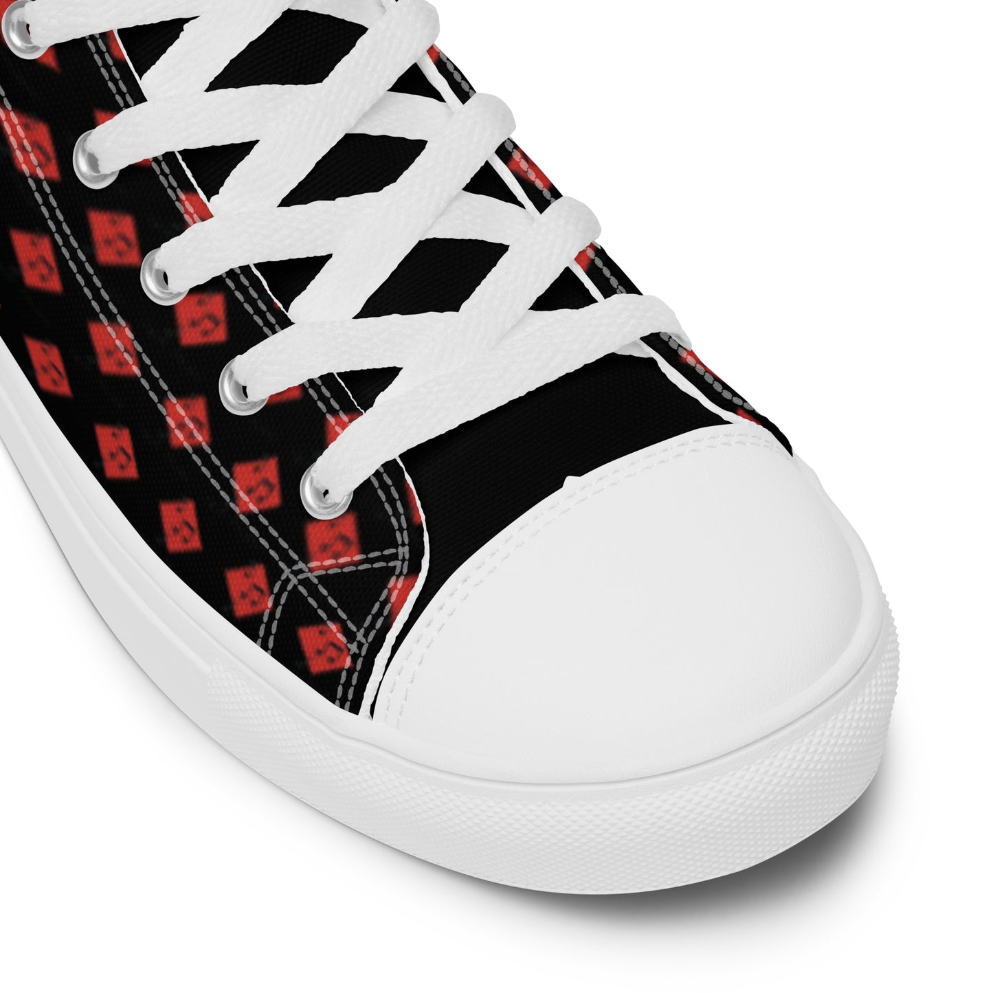Colorful high top canvas shoes - Free Shipping Worldwide