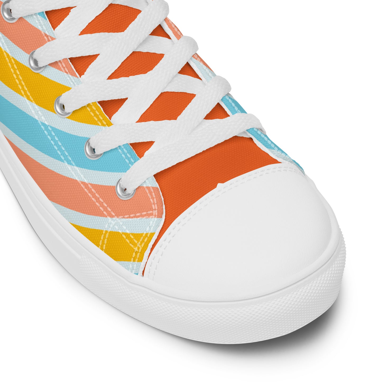 Colorful high top canvas shoes - Free Shipping Worldwide