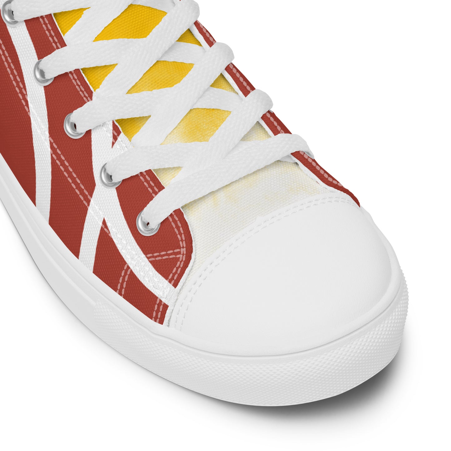 Colorful high top canvas shoes - Free Shipping Worldwide