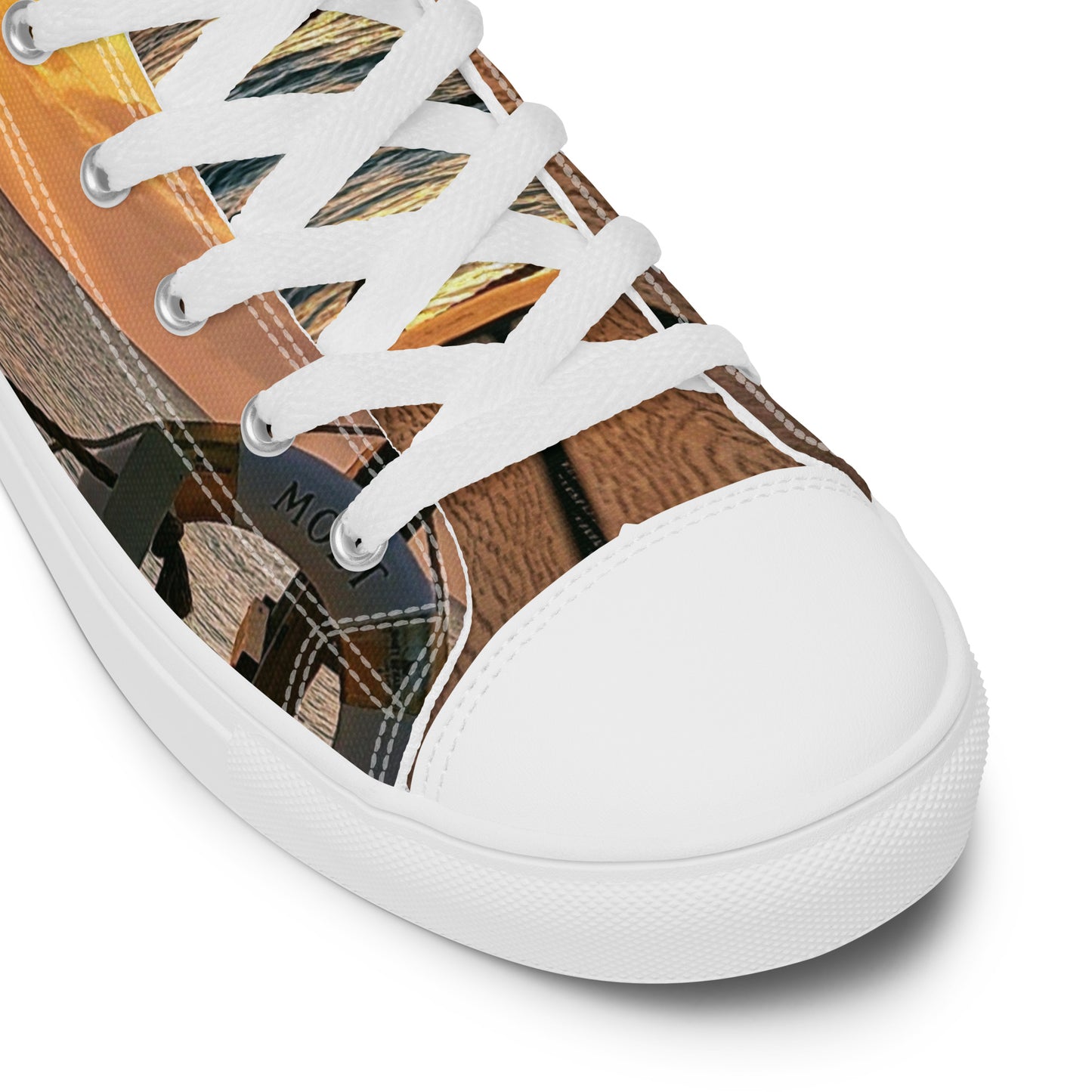 Colorful high top canvas shoes - Free Shipping Worldwide