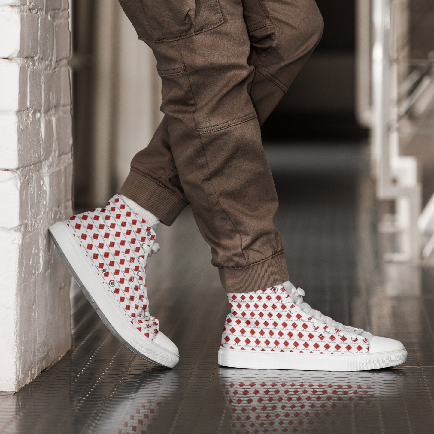 Colorful high top canvas shoes Free Shipping Worldwide