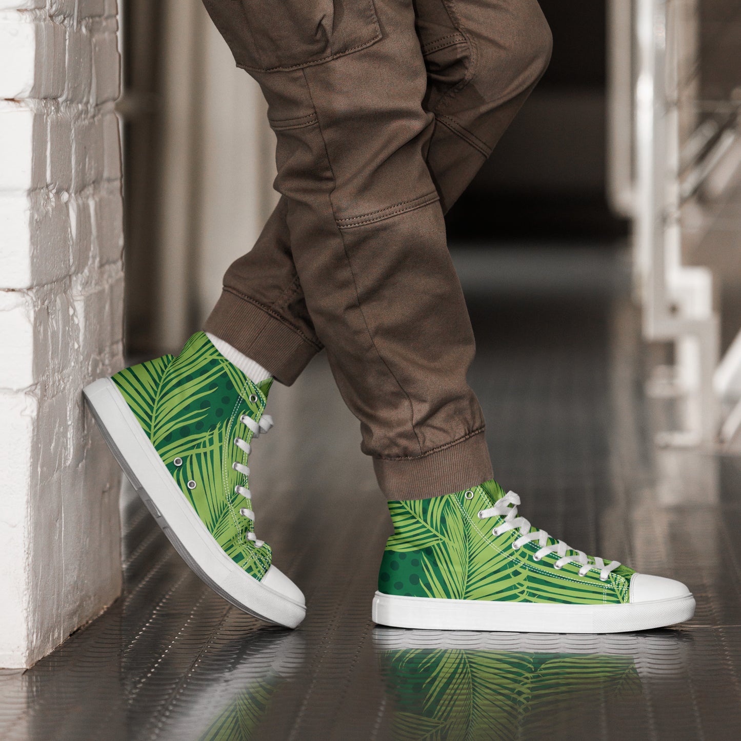 Colorful high top canvas shoes - Free Shipping Worldwide