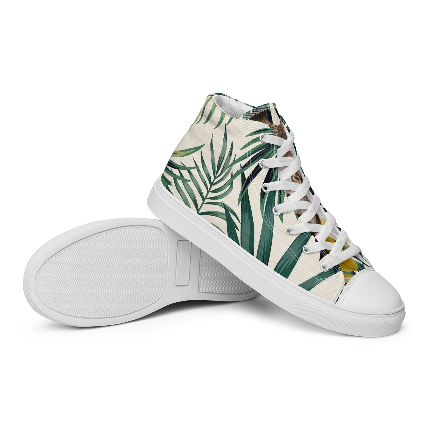Colorful high top canvas shoes - Free Shipping Worldwide