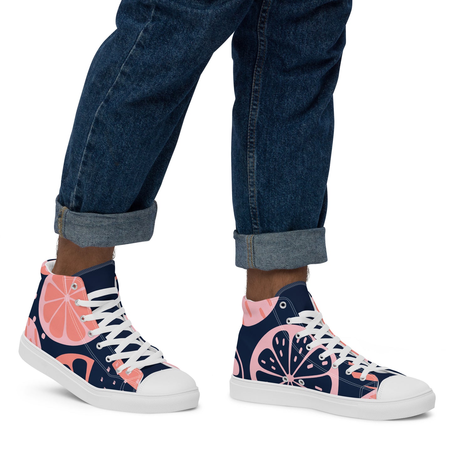 Colorful high top canvas shoes - Free Shipping Worldwide