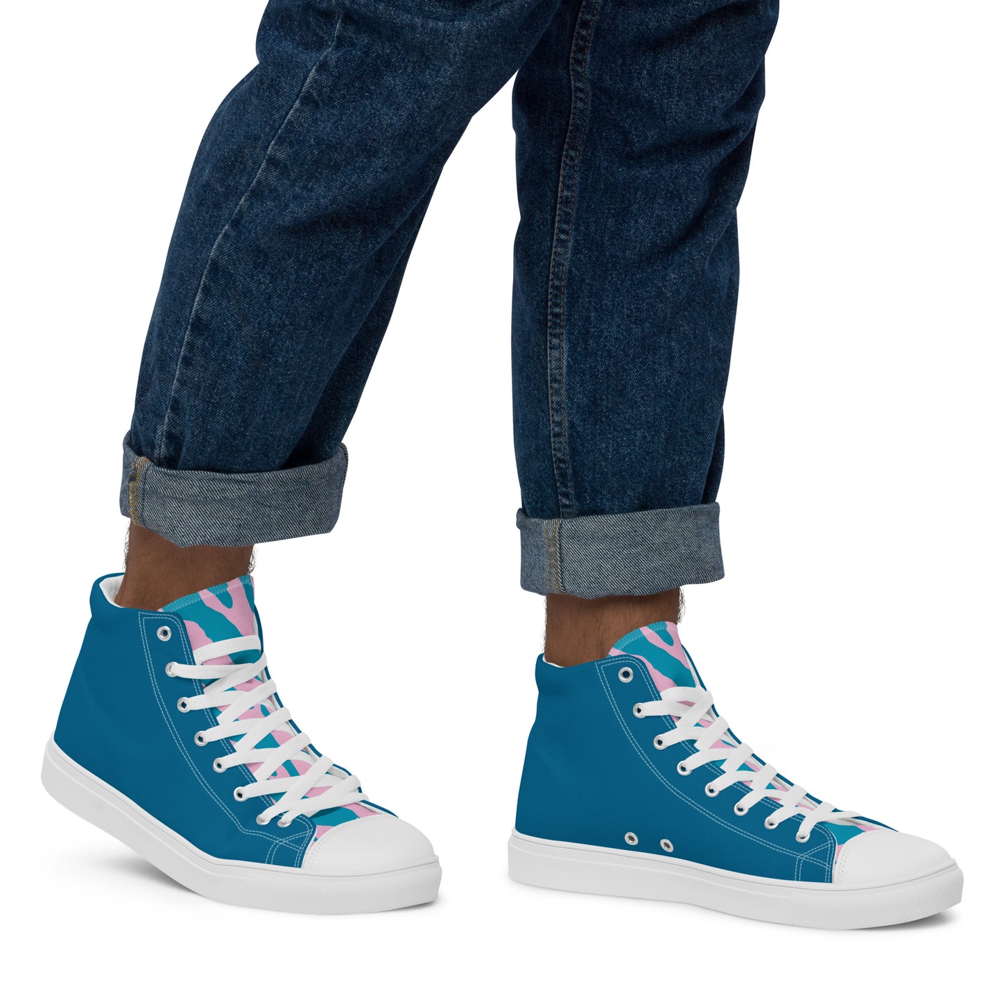 Colorful high top canvas shoes - Free Shipping Worldwide