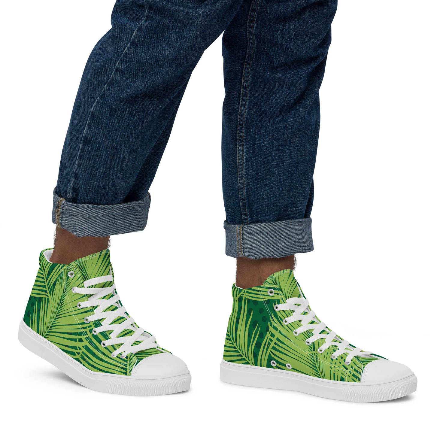 Colorful high top canvas shoes - Free Shipping Worldwide