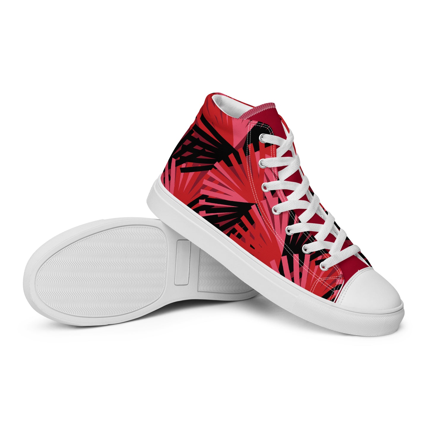 Colorful high top canvas shoes - Free Shipping Worldwide