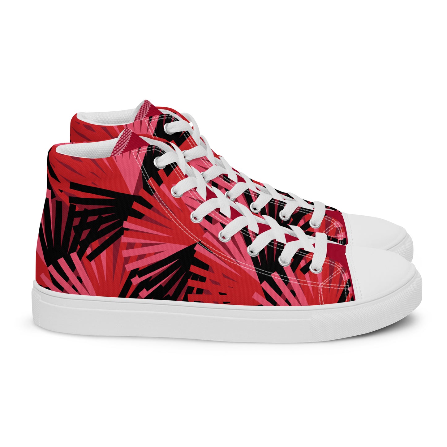 Colorful high top canvas shoes - Free Shipping Worldwide