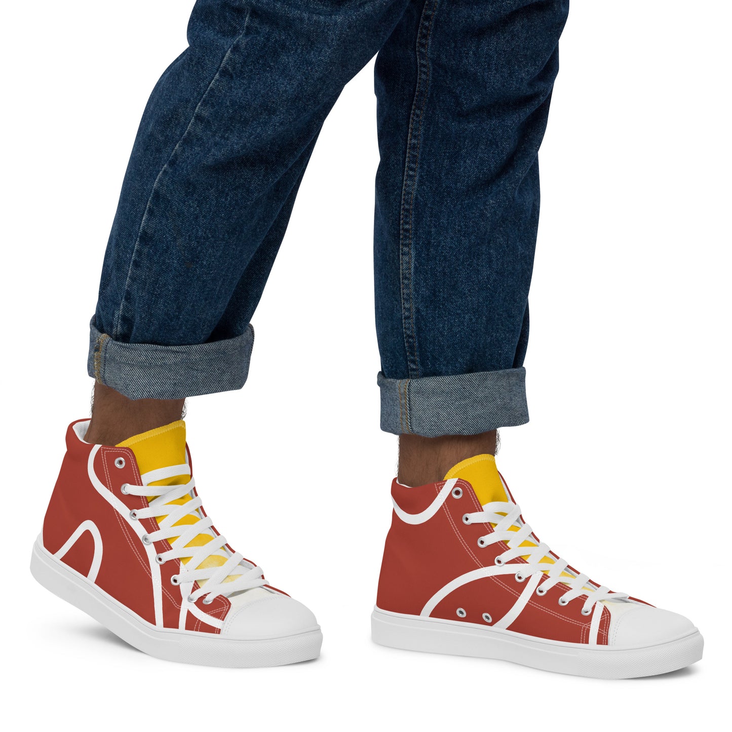 Colorful high top canvas shoes - Free Shipping Worldwide