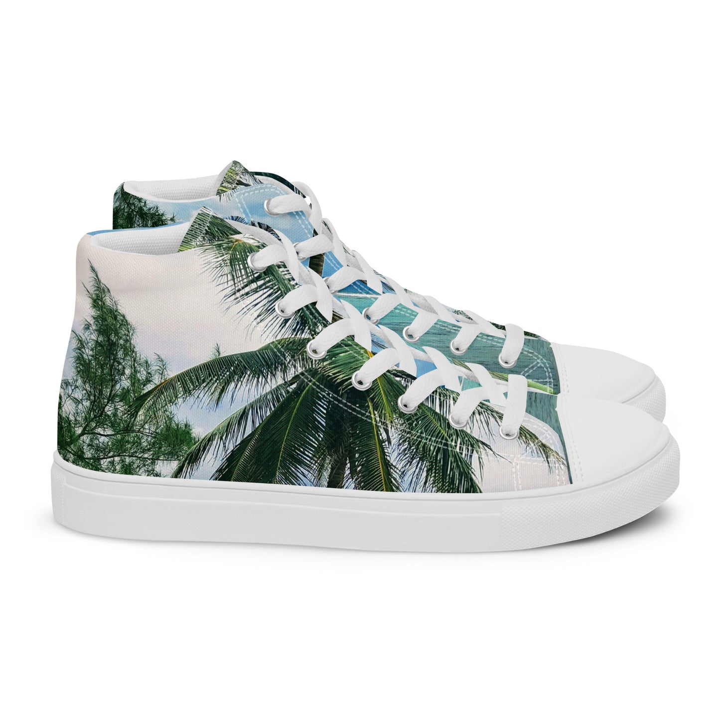 Colorful high top canvas shoes - Free Shipping Worldwide