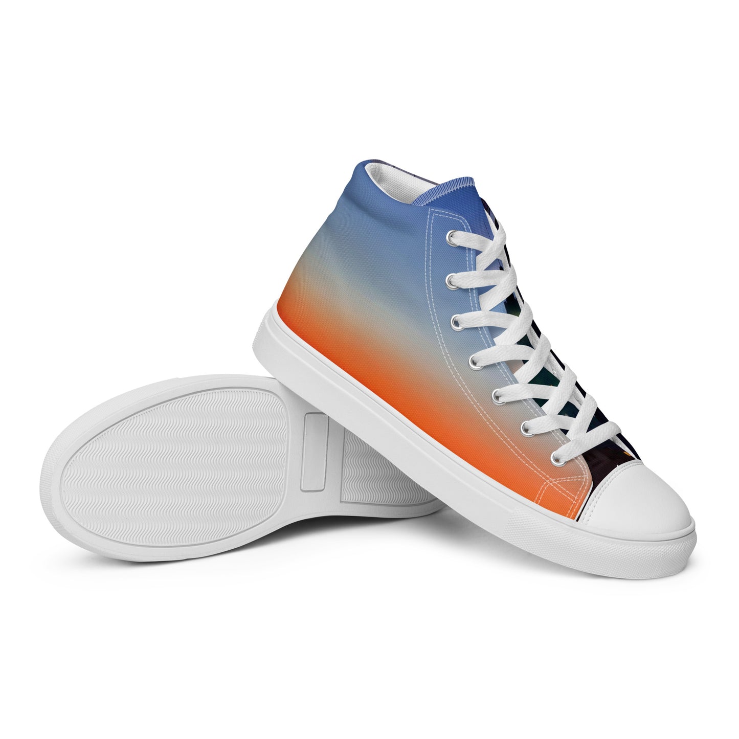 Colorful high top canvas shoes Free Shipping Worldwide
