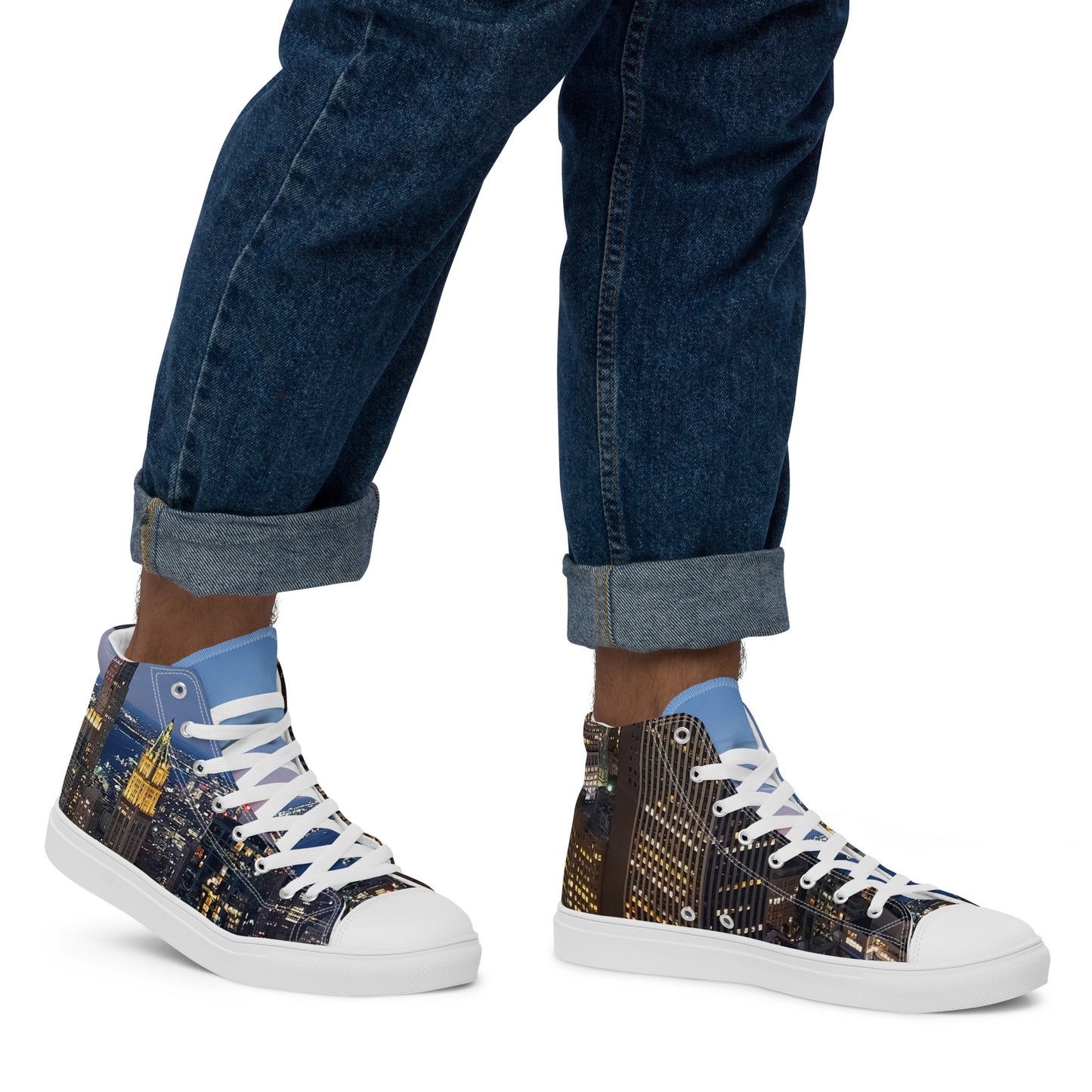 Colorful high top canvas shoes Free Shipping Worldwide