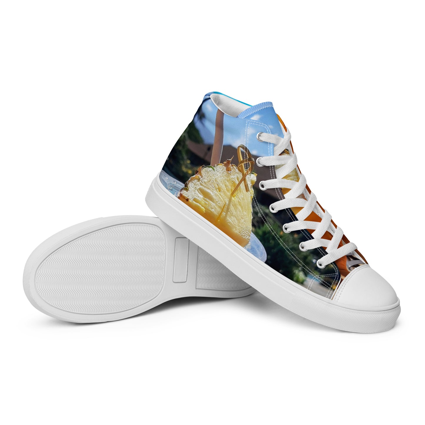 Colorful high top canvas shoes Free Shipping Worldwide