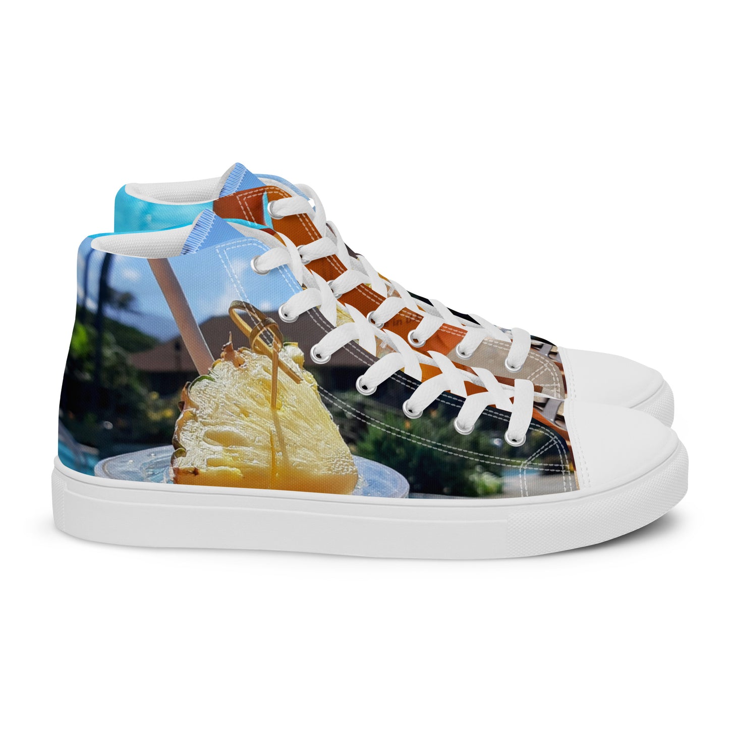 Colorful high top canvas shoes Free Shipping Worldwide