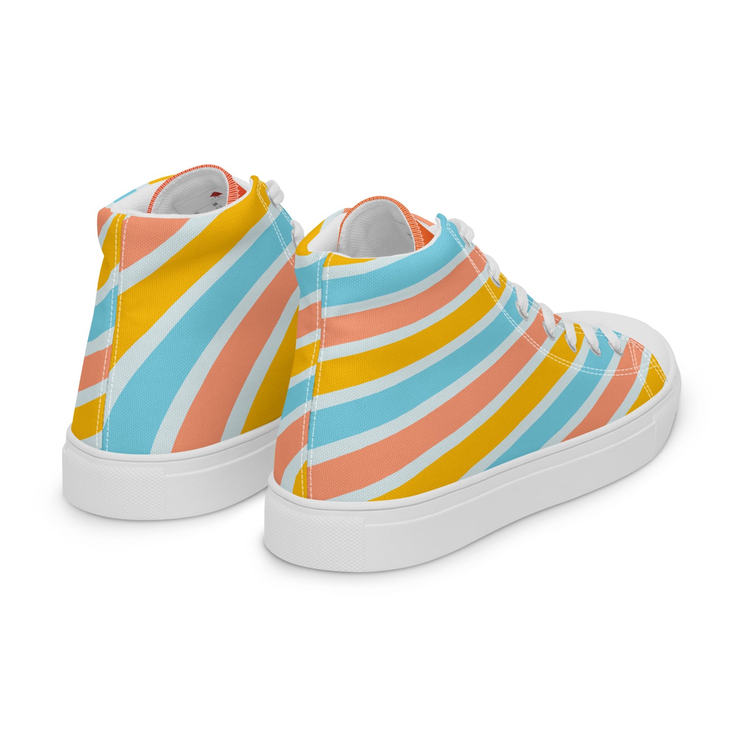 Colorful high top canvas shoes - Free Shipping Worldwide