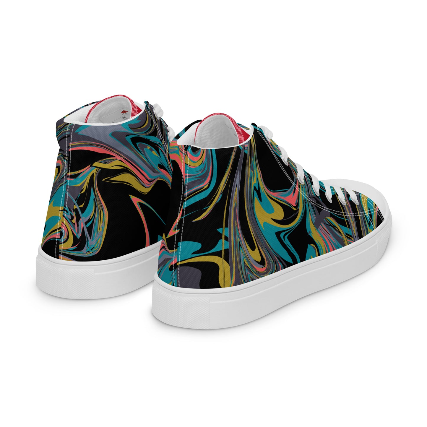 Colorful high top canvas shoes - Free Shipping Worldwide