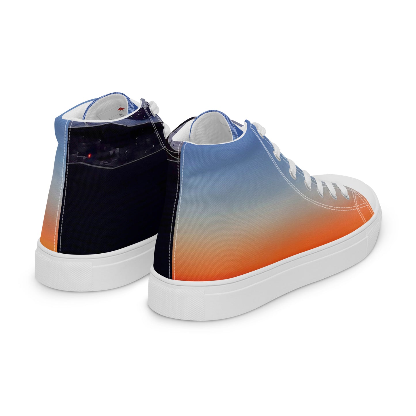 Colorful high top canvas shoes Free Shipping Worldwide