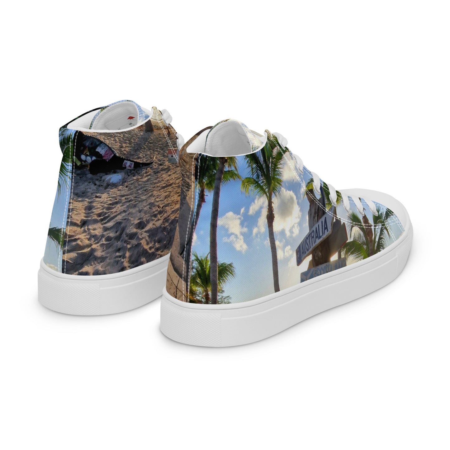 Colorful high top canvas shoes Free Shipping Worldwide