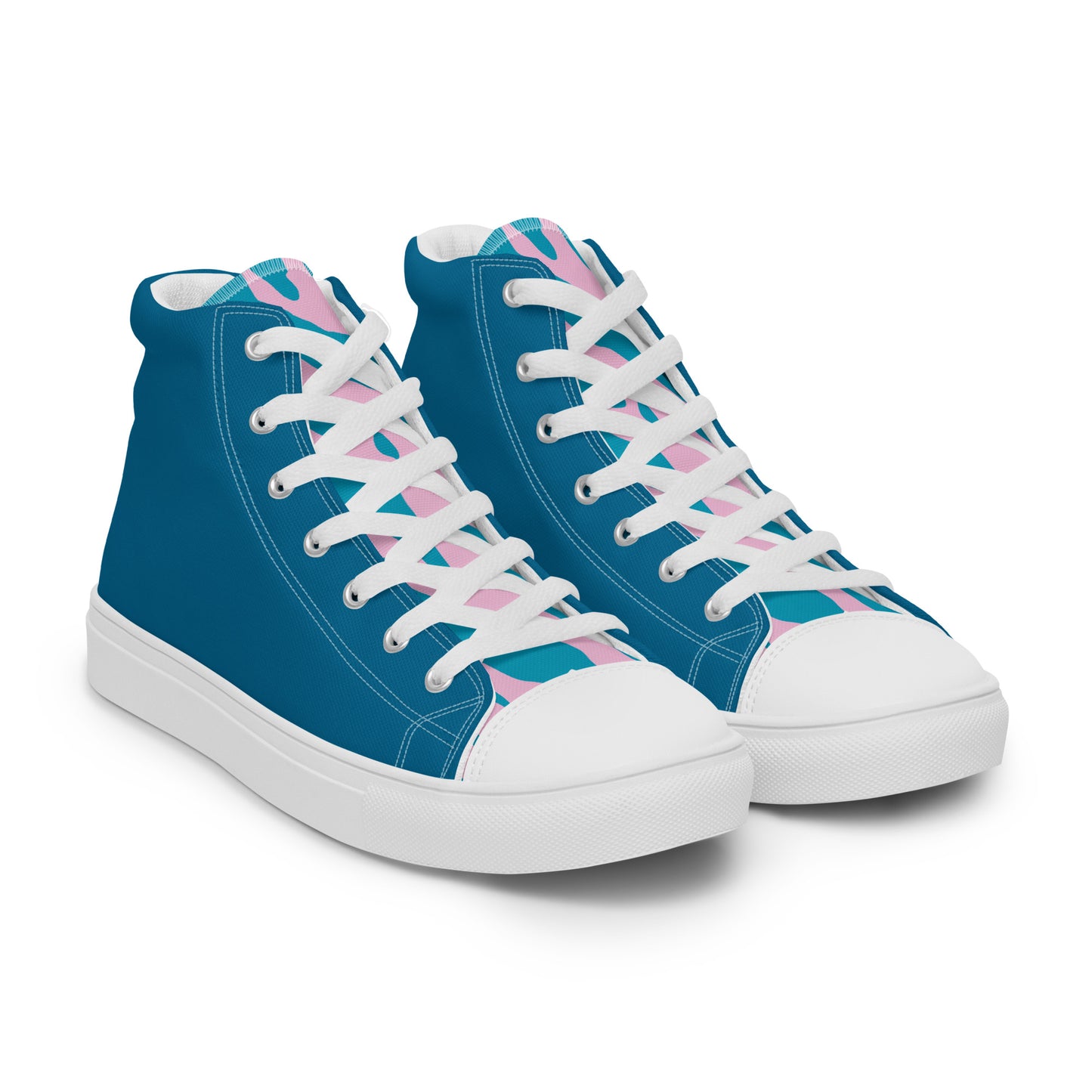 Colorful high top canvas shoes - Free Shipping Worldwide