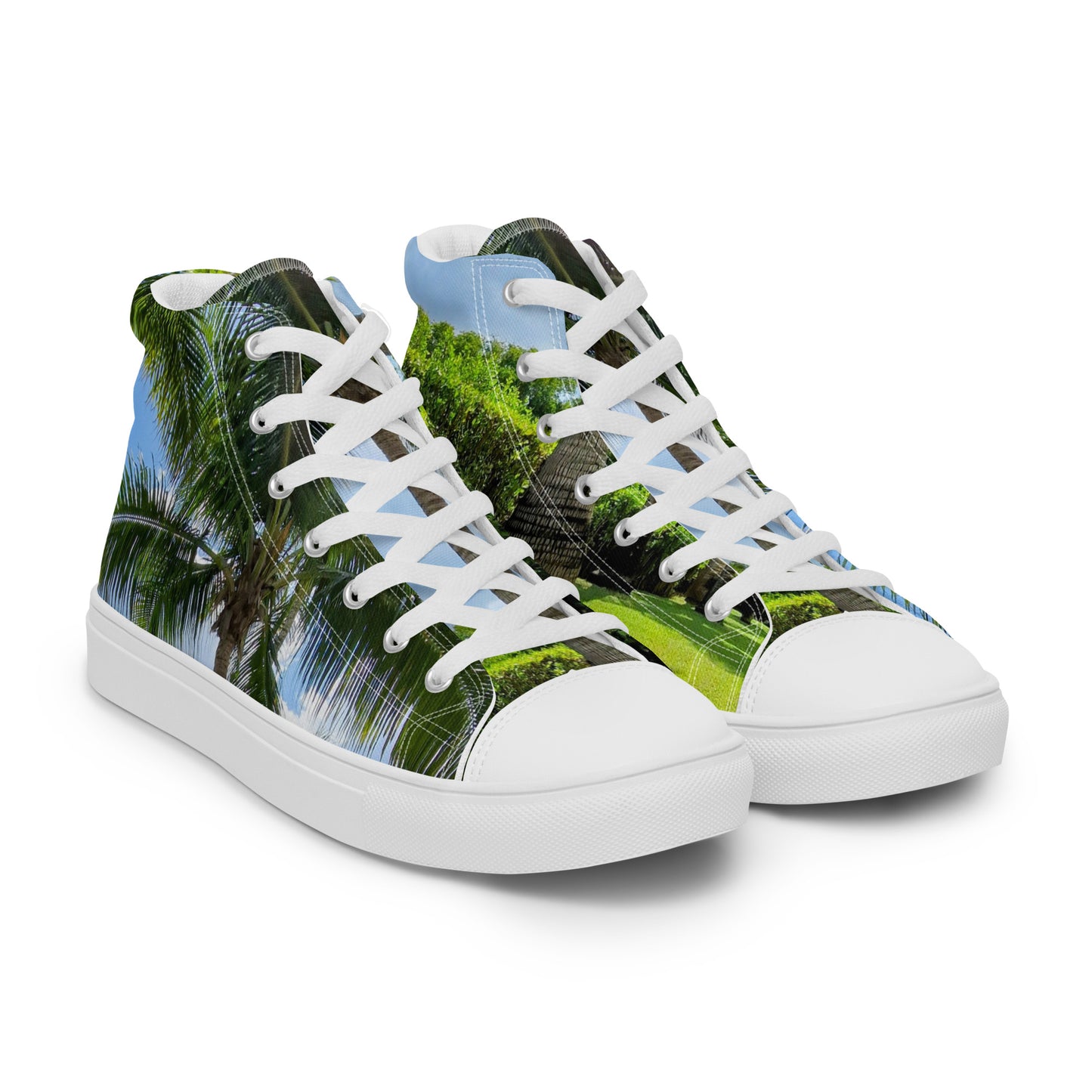 Colorful high top canvas shoes - Free Shipping Worldwide